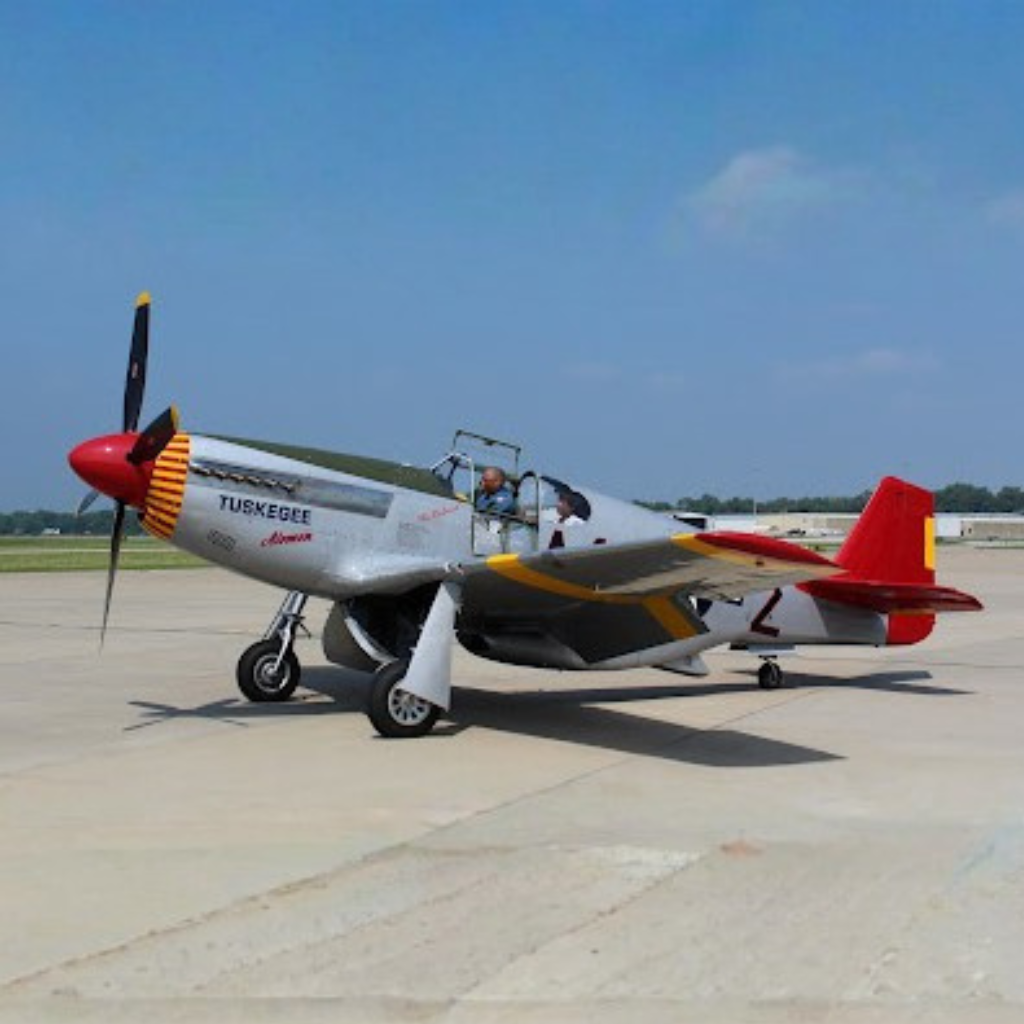 Tuskegee Airmen Col. Stewart's Red Tail "Little Coquette" P-51D Decanter